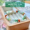 Vòng Tay Bánh Xe Phỉ Thúy  Nếp Băng - Băng - Đa Bảo  ~5x7mm 14.87.4