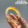 Vòng Mã Não Chalcedony Hoàng Kim ~55.5x12.7x8.6mm - 92.43