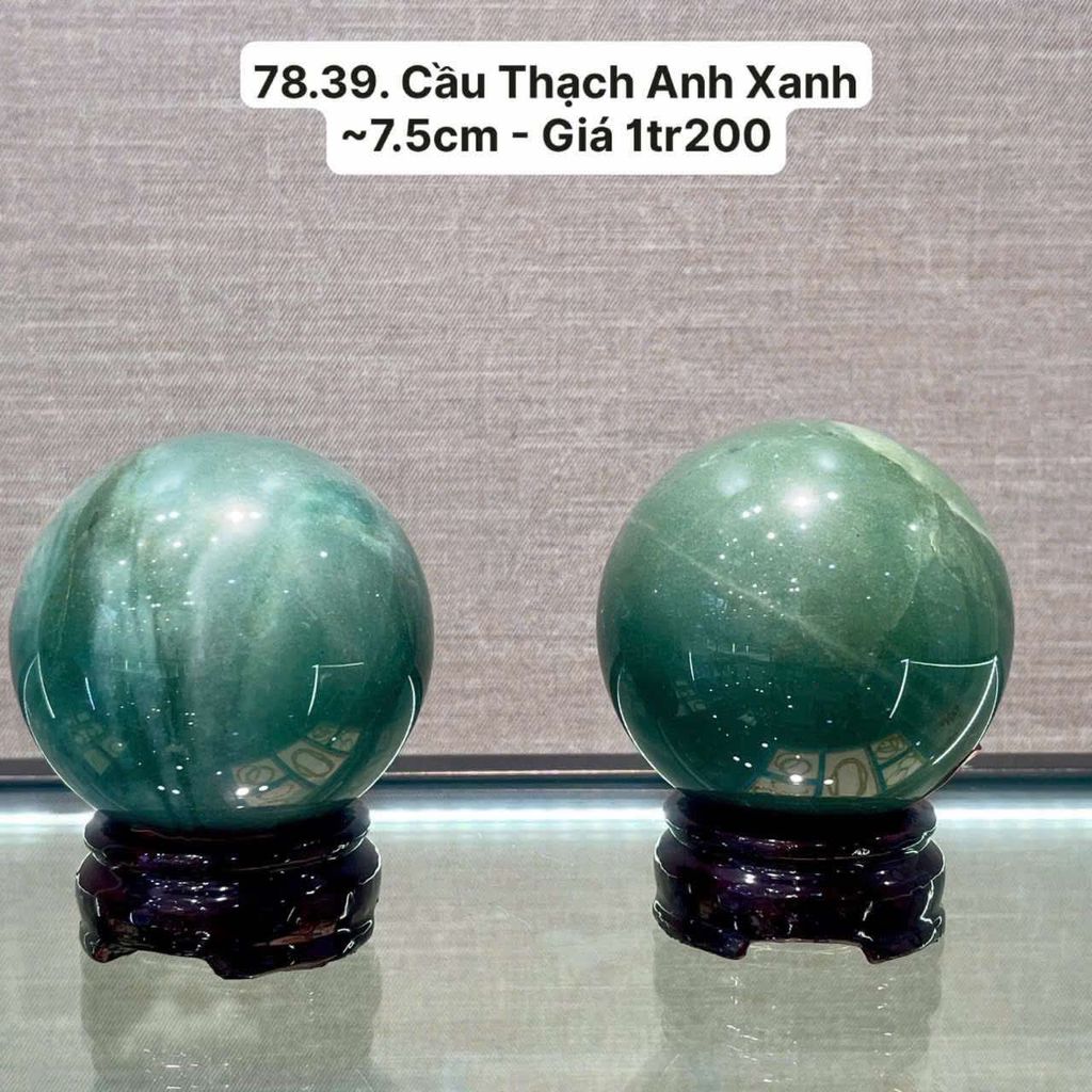 Cầu Thạch Anh Xanh ~7.5cm - 78.39