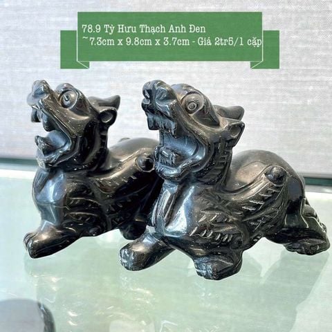 Tỳ Hưu Obsidian 7.3x9.8x3.7 78.9