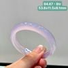 Vòng Hẹ Mã Não Chalcedony Tử La Lan ~ 53.6x11.5x8.1mm - 94.67