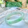 Vòng hẹ Phỉ Thúy  Nếp Hóa - Hoa Bay Lục Táo  ~55,8x12,1x8mm 22.25