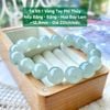 Vòng Tay Phỉ Thúy Nếp Băng - Băng - Hoa Bay Lam  ~12,8mm 14.99.1