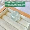 Phật Di Lặc Phỉ Thuý Cao Băng- Keo- Bạch Nguyệt Quang ~20x22.5x6.3mm 29.47.1