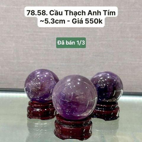 Cầu Thạch Anh Tím ~5.3cm - 78.58