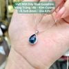 Mặt Dây Blue Sapphire Vàng Trắng 14K - Kim Cương ~6.5x9.8mm - SM1