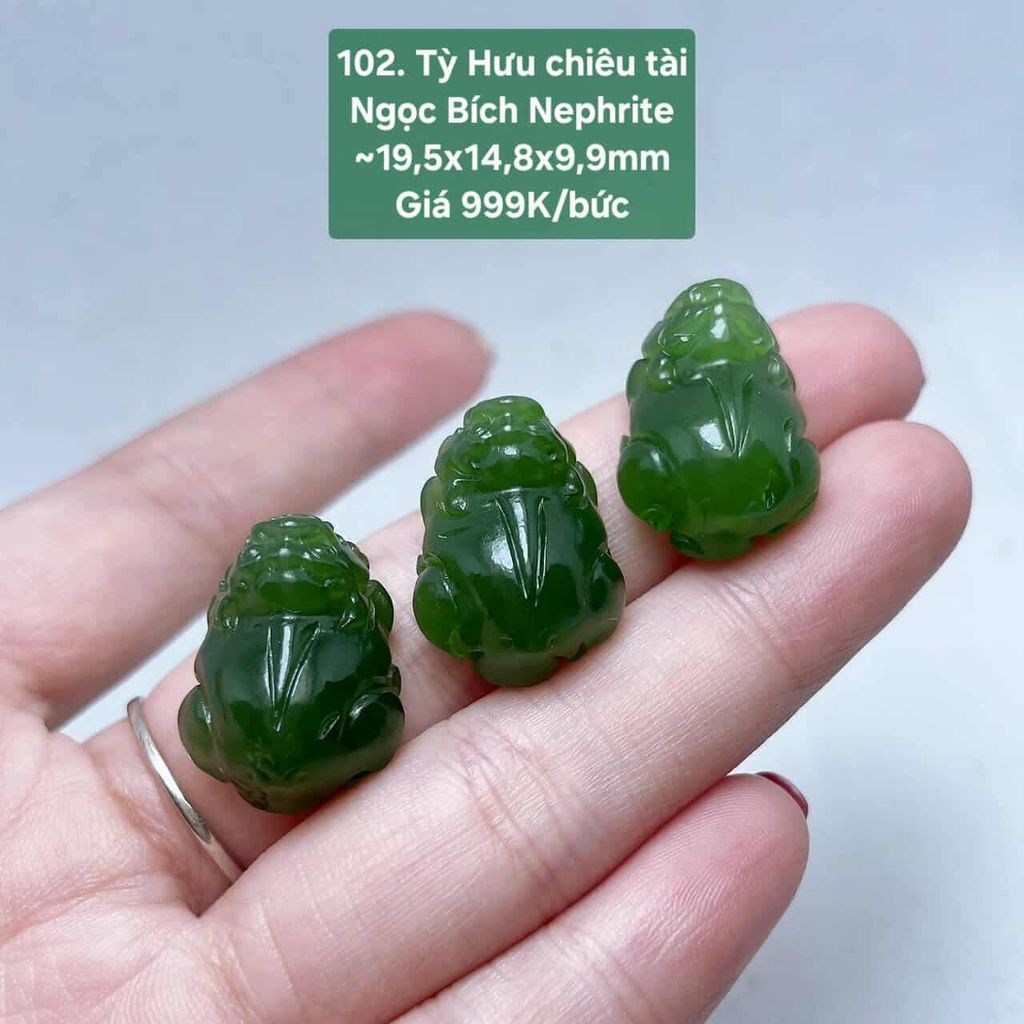 Tỳ Hưu Ngọc Bích 102 ~19.5x14.8x9.9mm
