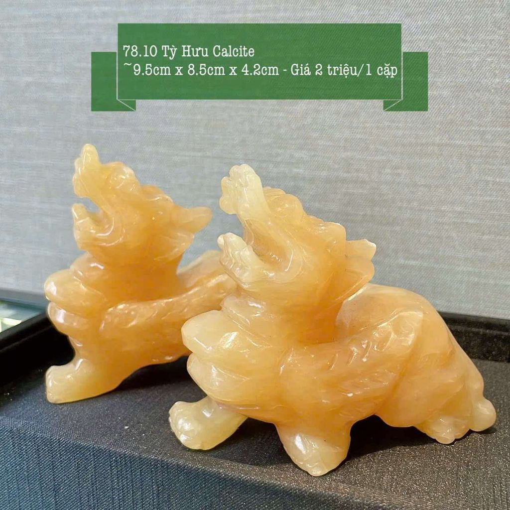 Tỳ Hưu Calcite ~9.5x8.5x4.2cm 78.10