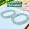 Vòng Tay Phỉ Thuý Băng Mịn - Trắng Phớt Lam ~8mm 14.129
