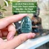 Phật A Di Đà Ngọc Cẩm Thạch Jadeite A Nếp Mịn Du Thanh ~23x35x5mm 30.86.8