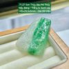 Sơn Thuỷ Bài Phỉ Thuý 71.27 Nếp Băng - Hoa Bay Lam ~45x29.5x5mm