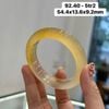 Vòng Mã Não Chalcedony Hoàng Kim ~54.4x13.6x9.2mm - 92.40