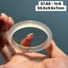 Vòng Hẹ Mã Não Chalcedony Bạch Nguyệt Quang 50.6mm 97.88