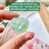 Phật Di Lặc Phỉ Thuý 29.48.3 Cao Băng Keo- Hoa Bay Lục Táo ~27.2x28.6x6.3mm