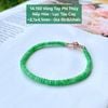 Vòng Tay Phỉ Thuý Nếp Hoá - Lục Táo Cay ~2.1x4.1mm 14.150