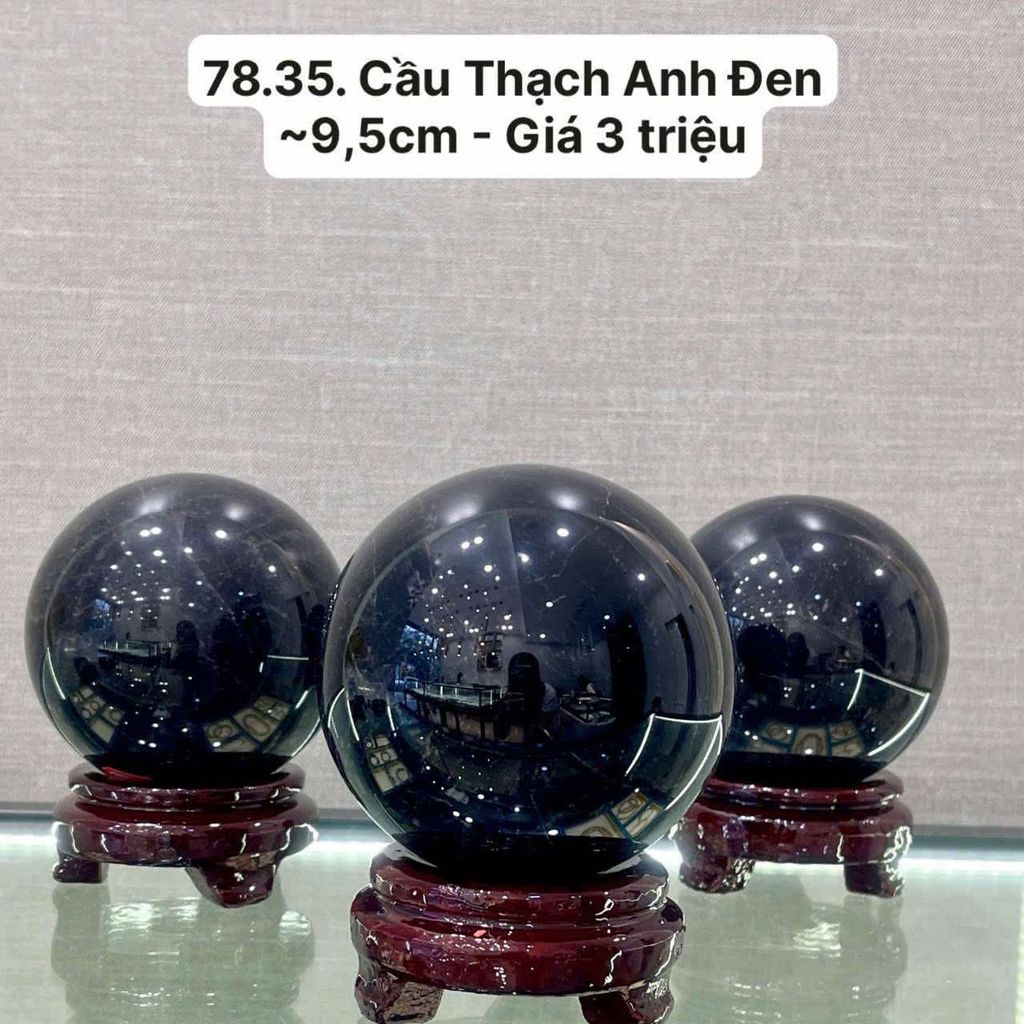 Cầu Thạch Anh Đen ~9.5cm - 78.35