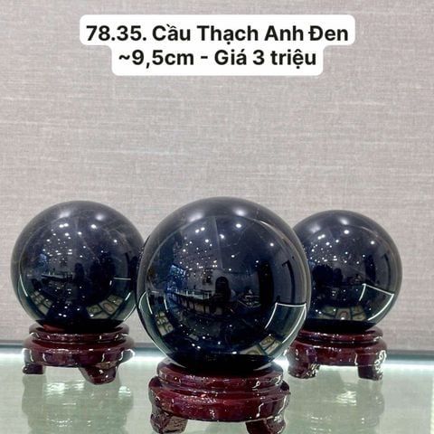Cầu Thạch Anh Đen ~9.5cm - 78.35