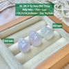 Tỳ Hưu Phỉ Thuý Nếp Mịn - Tím - Lục - 32.38.3
