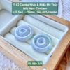 Nhẫn & Khấu Phỉ Thúy  Nếp Mịn - Tím Lam  ~12,5x4,1 -15mm 11.93