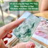 Long Bài Ngọc Phỉ Thuý Băng - Hoa Bay Lý Ngò ~33.8x52.4x5.3mm - 61.22.3