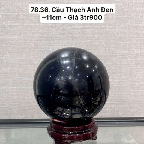 Cầu Thach Anh Đen ~11cm 78.36