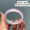 Vòng Hẹ Mã Não Chalcedony Tử La Lan ~52.8x11.7x7.5mm 94.51