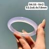 Vòng Hẹ Mã Não Chalcedony Tử La Lan ~53.3x8.4x7.8mm 94.55