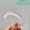 Vòng Hẹ Mã Não Chalcedony Tử La Lan ~53.7x12.9x8.2mm 94.72