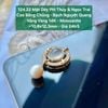 Mặt Dây Phỉ Thúy & Ngọc Trai Cao Băng Chủng  Bạch Nguyệt Quang Vàng Vàng 14K Moissanite 124.22