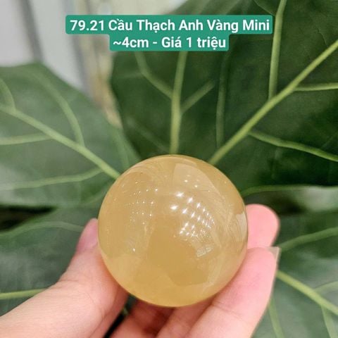 Cầu Thạch Anh Vàng Mini ~4cm 79.21
