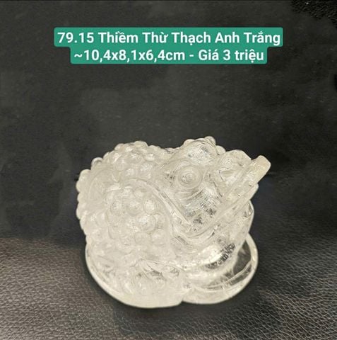 Thiềm Thừ Thạch Anh Trắng ~10,4cm 79.15