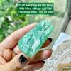Sơn Thủy Bài Phỉ Thúy Jadeite A Nếp Băng - Băng - Lục Táo ~32x52x5,6mm 71.20