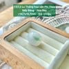 Lu Thống Hoa Văn Phỉ Thúy Jadeite A Nếp Băng - Hoa bay ~14,7x15,7mm 7.57.2