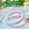 Vòng Đũa Phỉ Thúy Jadeite A Nếp Mịn Tím Lam ~55,8mm 22.75
