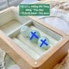 Lu Thống Phỉ Thúy Jadeite A Băng - Hoa Bay ~13,5x15,3mm 7.61.2