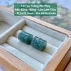 Lu Thống Phỉ Thuý Jadeite A Nếp Băng - Băng - Lão Lam Thuỷ ~11,5x12,2mm 7.47