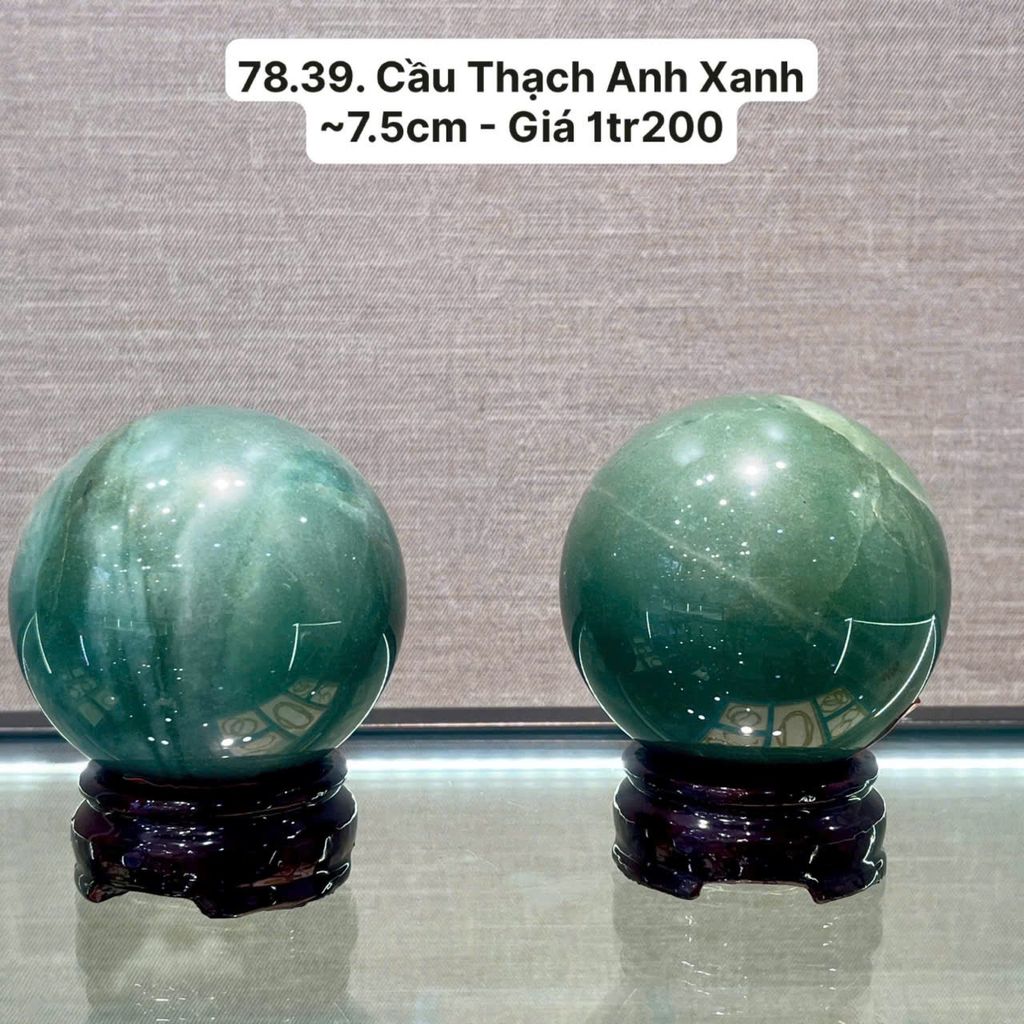Cầu Thạch Anh Xanh ~7.5cm 78.39