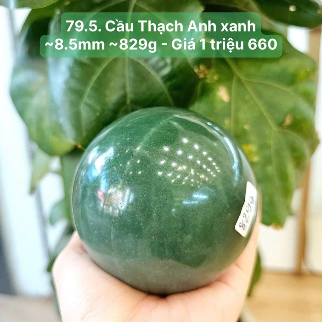 Cầu Thạch Anh Xanh ~8.5cm 79.5