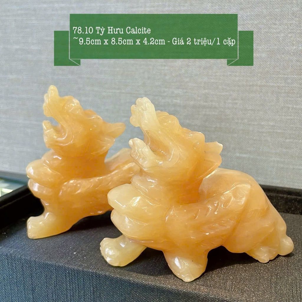 Tỳ Hưu Calcite ~9.5x8.5x4.2cm 78.10