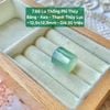 Lu Thống Phỉ Thuý Jadeite A Băng Keo Thanh Thủy Lục ~12,9x12,9mm 7.68