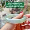 Vòng Hẹ Phỉ Thuý Jadeite A Nếp Băng Mịn Lam Thanh ~56,6x12,6x9,2mm 20.21*