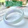 Vòng Hẹ Phỉ Thuý Jadeite A Nếp Hoá Xuân Đới Thái  ~56,2x11,8x7,6mm 22.11*
