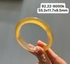 Vòng Hẹ Mã Não Chalcedony Vàng Hoàng Kim 55.3mm 92.22