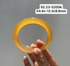 Vòng Hẹ Mã Não Chalcedony Vàng Hoàng Kim 54.4mm 92.23