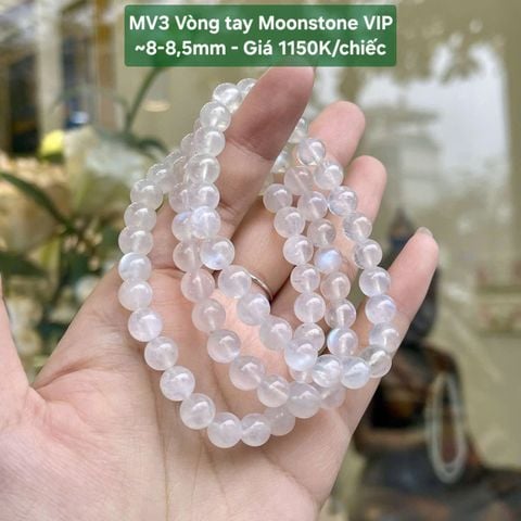 Vòng tay Moonstone VIP ~8-8,5mm MV3