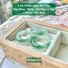 Nhẫn Ngọc Phỉ Thúy Jadeite A Nếp Băng - Băng - Hoa Bay Lý Ngò ~18mm 5.54.1