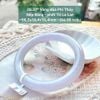 Vòng Đũa Phỉ Thúy Nếp Băng Phớt Tử La Lan 56,3mm 28.37*