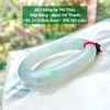 Vòng Hẹ Phỉ Thúy Nếp Băng - Bạch Đế Thanh 55.3mm 26.1