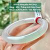 Vòng Đũa Phỉ Thúy Băng - Mịn - Trắng Phớt Xanh Ngọt 55.2mm 28.68*