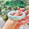 Vòng Hẹ Phỉ Thúy Nếp Băng Hoa Bay 58mm 20.7*